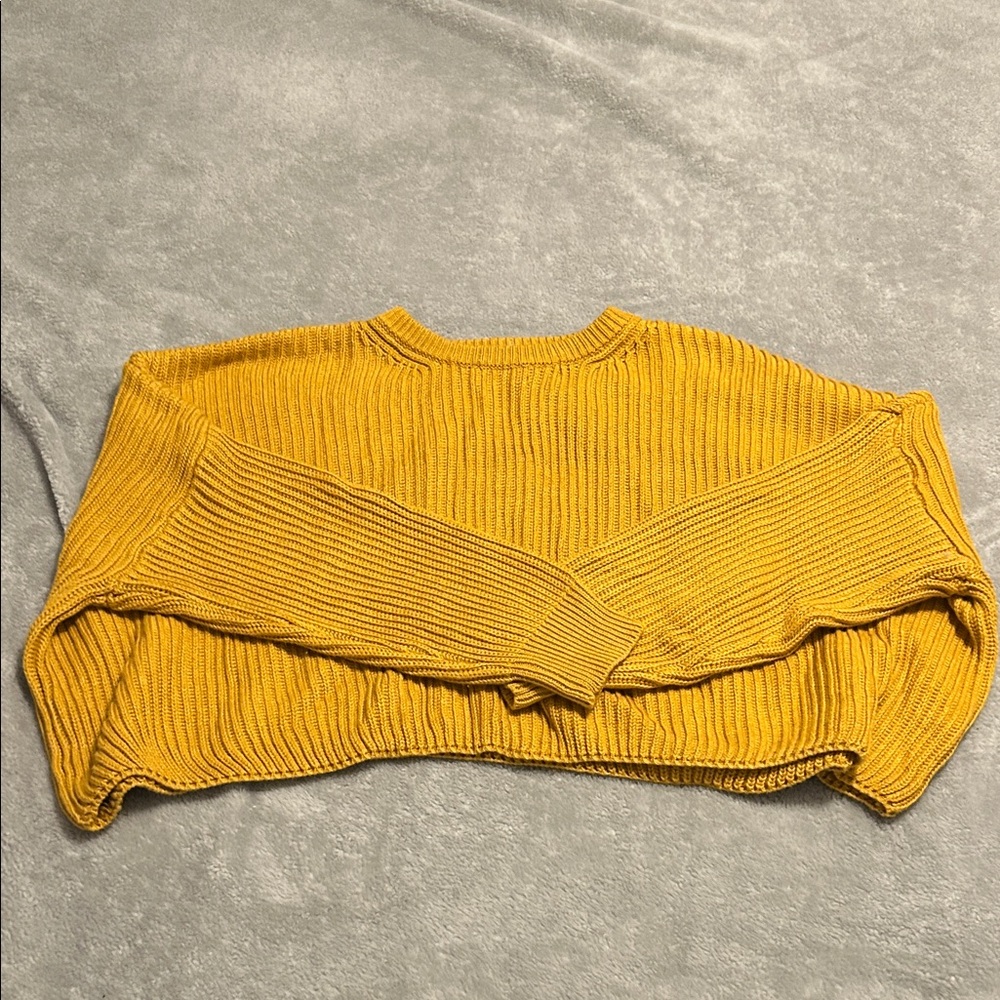 Cotton Candy Golden Crew Neck Sweater